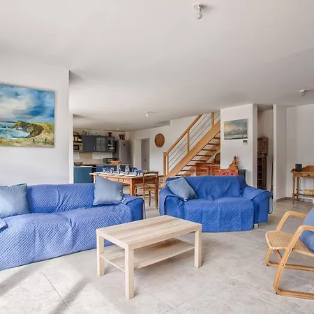 Maison Familiale Moderne Pres De La Pour 12 Personnes - Fr-1-788-85 * Merville-Franceville-Plage