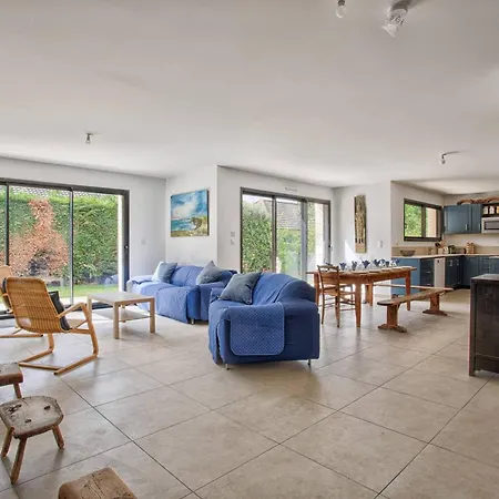 Maison Familiale Moderne Pres De La Pour 12 Personnes - Fr-1-788-85 Vakantiehuis Merville-Franceville-Plage
